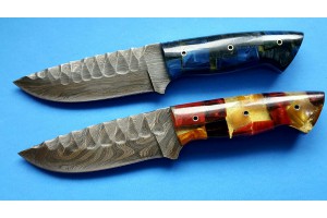 SBH4154 Sürmene elyapımı damassuz çeliğinden av bıçakları.