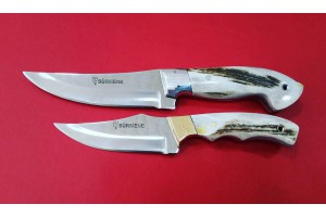 SBH4131 - Sürmene elyapımı av bıçakları sap geyikboynuzu.