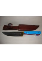 SBH4003 - Sürmene elyapımı av bıçağı sap bordo mavi