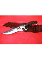 SBH4133 - Sürmene elyapımı muştallı av bıçağı.