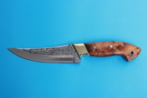 SBH4109 - Sürmene elyapımı gravur işlemeli av bıçakları