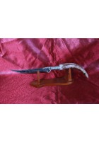 SBH4080 - Orjinal Geyik Boynuzu Saplı Hediyelik Sürmene Bıçağı