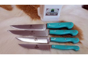 SBM1054 -   Sürmene elyapımı 4 lü mutfak bıçak seti