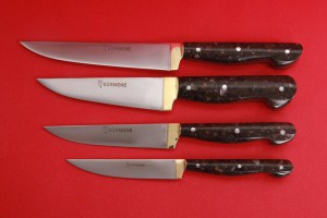 SBM1031 -  Sürmene elyapımı 4 lü mutfak bıçak seti.