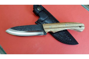 SBH4189-D2 Çeliğinden Sürmene El Yapımı Avcı Bıçağı