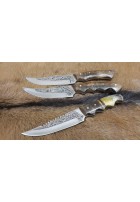 SBH4126 Sürmene elyapımı gravur işlemeli av bıçakları